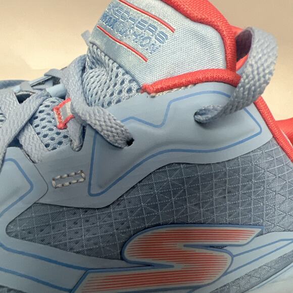 Skechers Max Cushioning Endevour Womens Size 11 Blue Running Shoes Sneakers - Picture 4 of 12